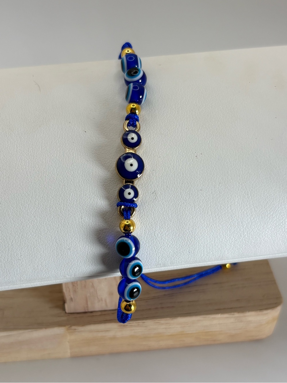 Blue Evil Eye Adjustable Bracelet | Nazar Protection Bracelet